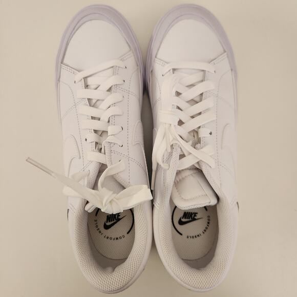 NIKE Women's Sneaker, White, 8.5 Court legacy Lift - Picture 6 of 10